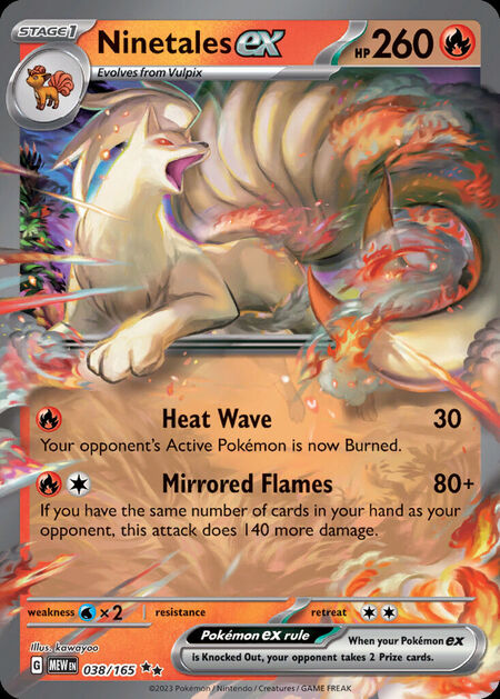 Ninetales ex MEW 38