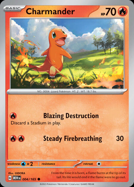 Charmander MEW 4