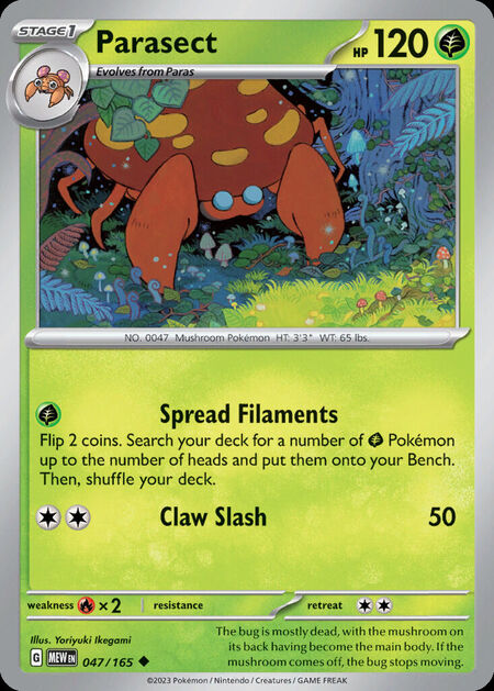 Parasect MEW 47