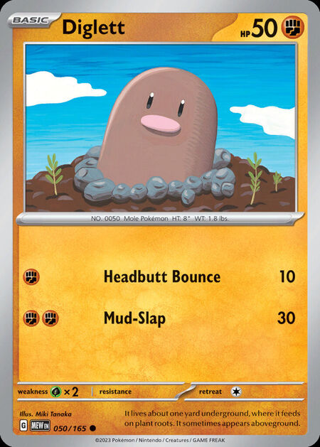 Diglett MEW 50