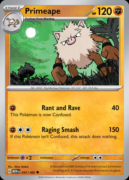 Primeape MEW 57