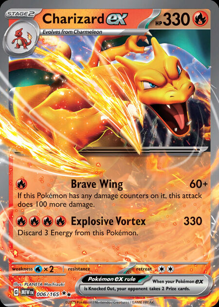 Charizard ex MEW 6
