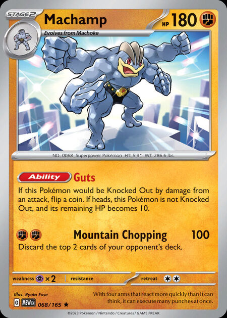 Machamp MEW 68