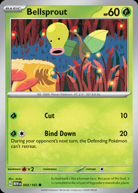 Bellsprout MEW 69