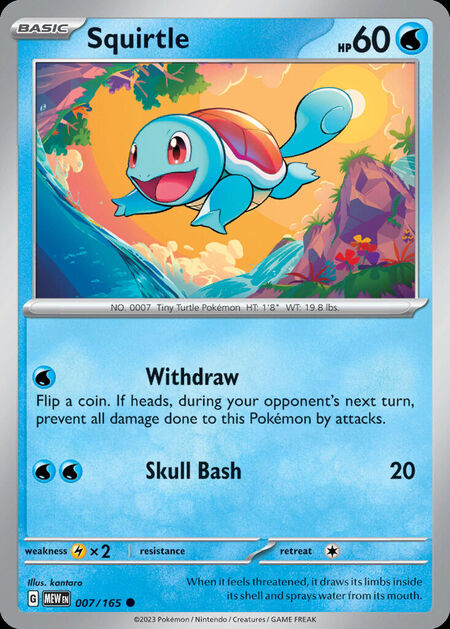 Squirtle MEW 7