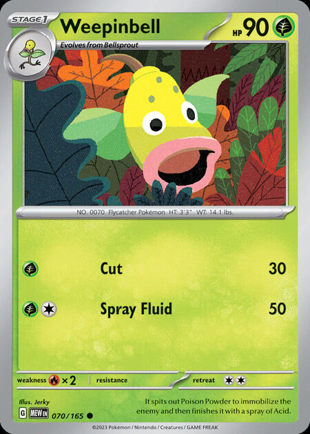 Weepinbell MEW 70