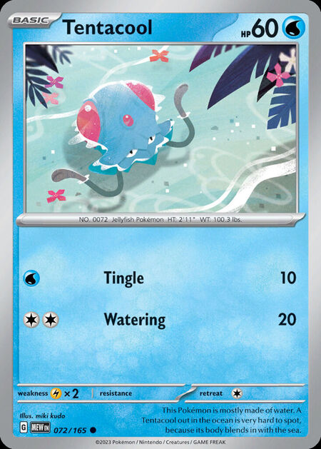 Tentacool MEW 72