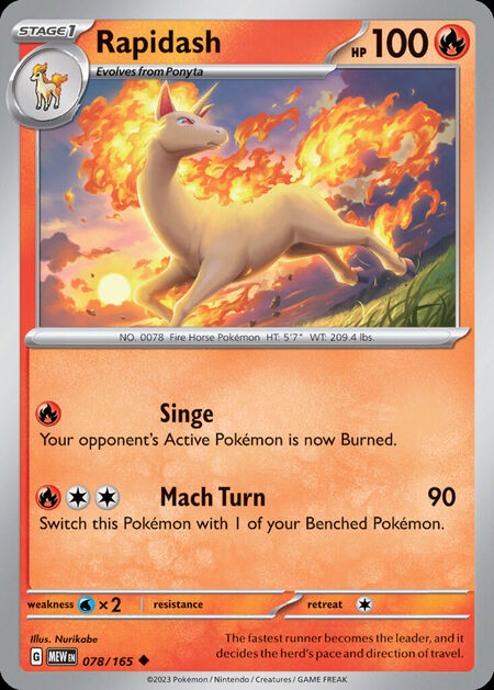 Rapidash MEW 78