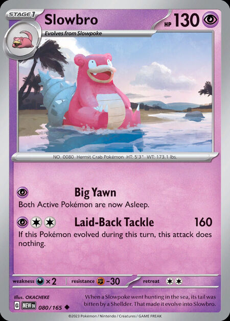 Slowbro MEW 80