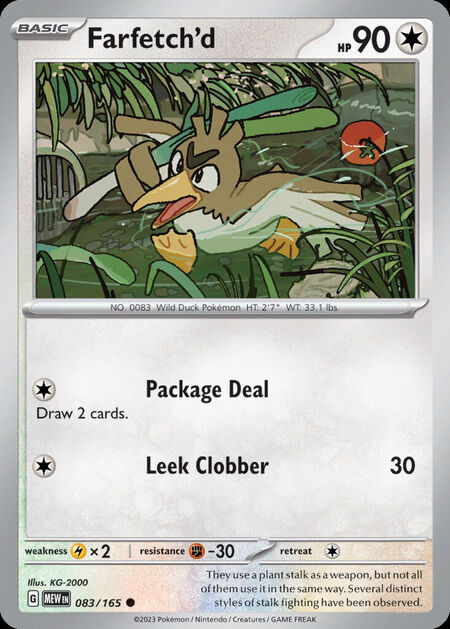 Farfetch'd MEW 83
