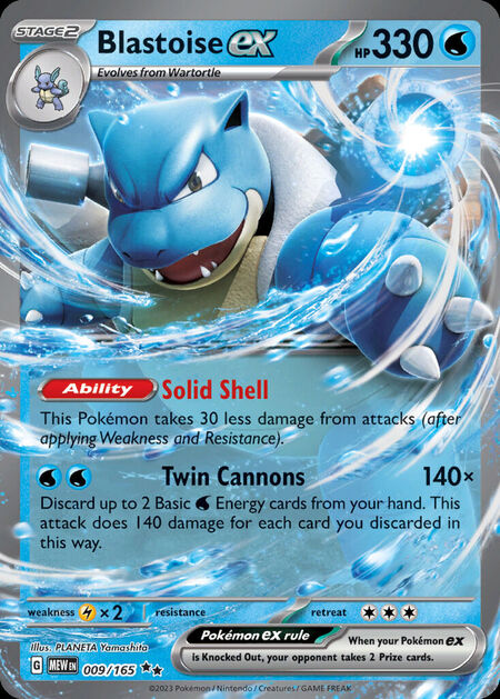 Blastoise ex MEW 9
