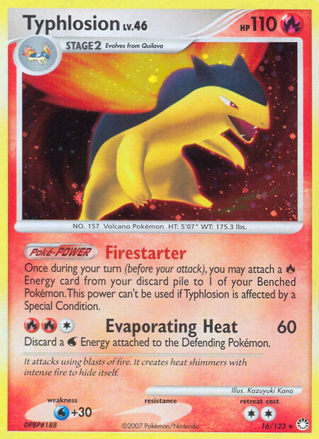 Typhlosion Mysterious Treasures 16