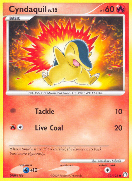 Cyndaquil Mysterious Treasures 79