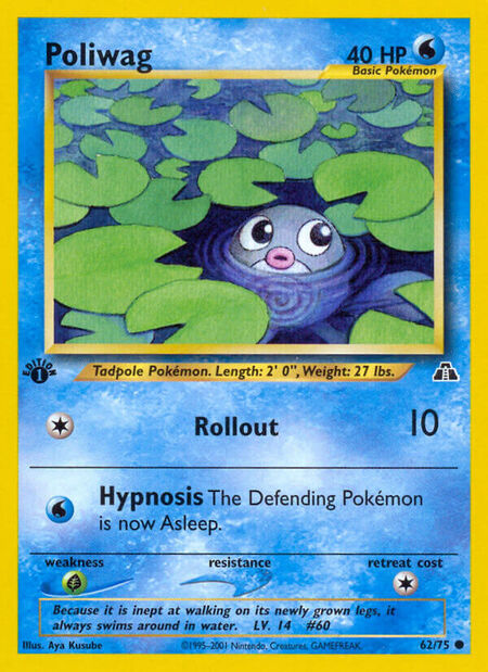 Poliwag Neo Discovery 62
