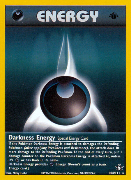 Darkness Energy Neo Genesis 104