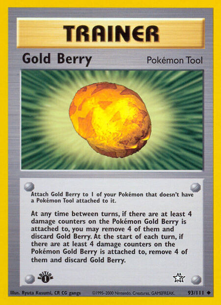 Gold Berry Neo Genesis 93
