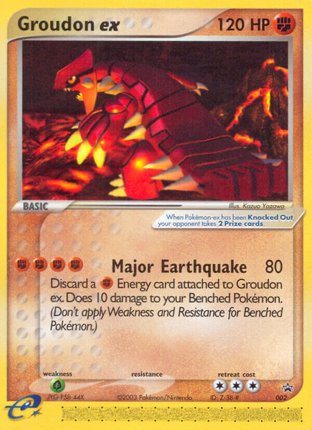 Groudon ex NBSP 002