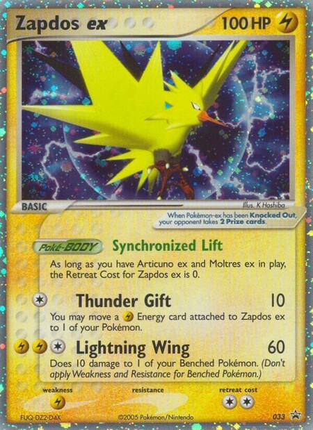 Zapdos ex NBSP 033