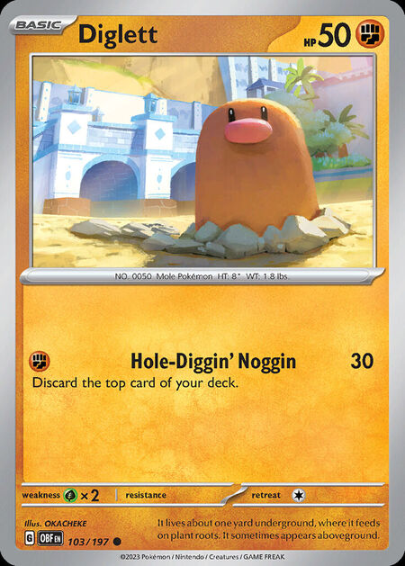 Diglett OBF 103