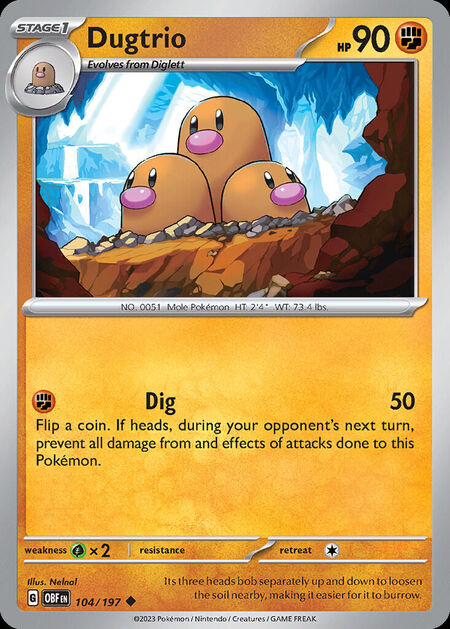 Dugtrio OBF 104