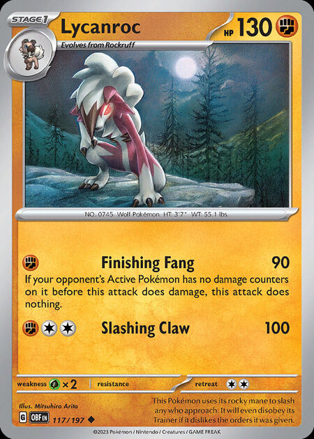 Lycanroc OBF 117