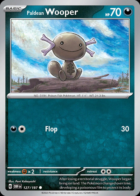 Paldean Wooper OBF 127