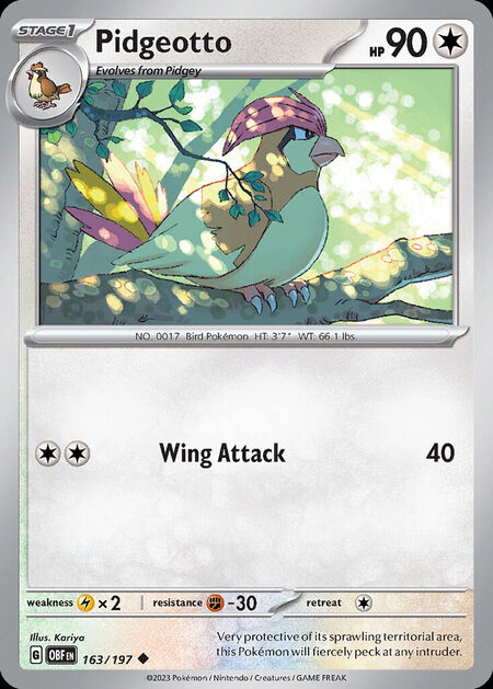Pidgeotto OBF 163