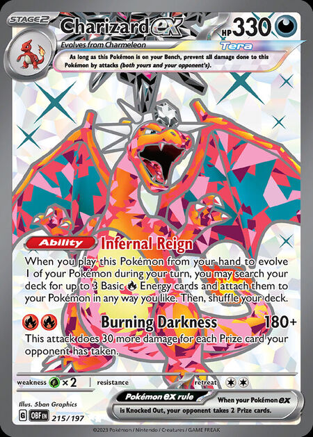 Charizard ex OBF 215