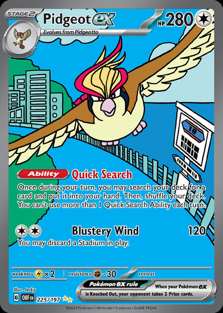Pidgeot ex OBF 225