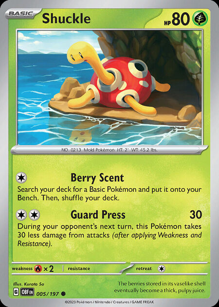Shuckle OBF 5
