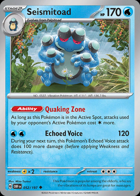 Seismitoad OBF 52