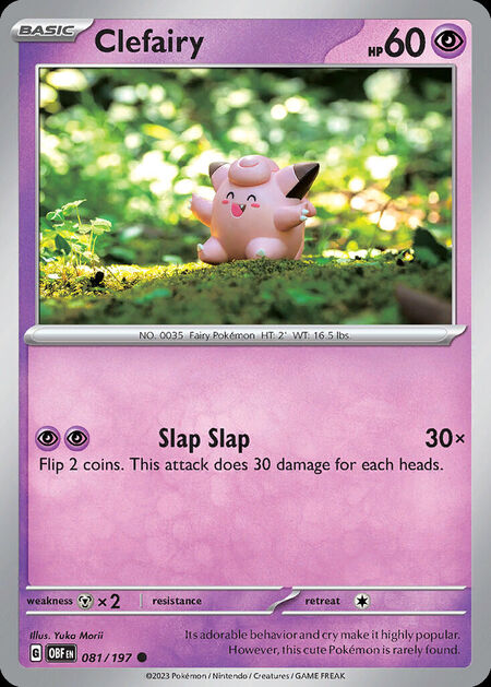 Clefairy OBF 81