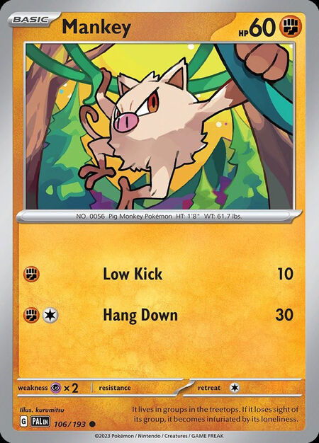 Mankey PAL 106