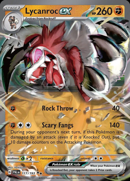 Lycanroc ex PAL 117