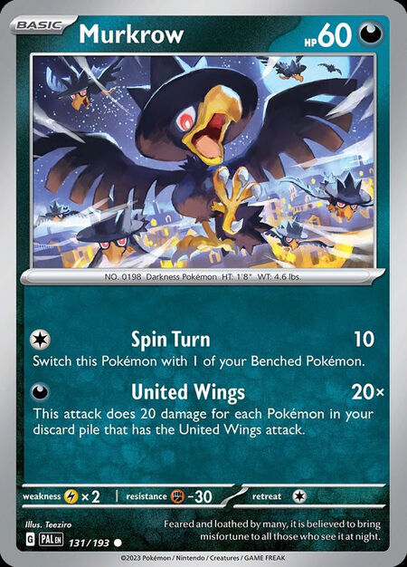 Murkrow PAL 131