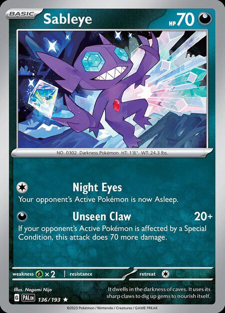 Sableye PAL 136