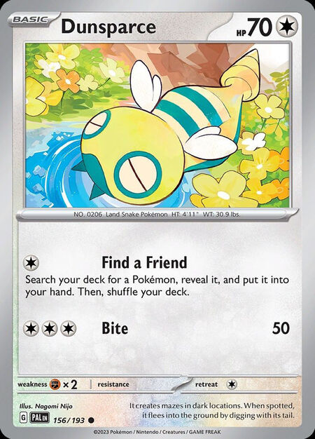 Dunsparce PAL 156