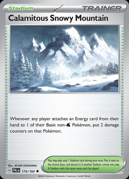 Calamitous Snowy Mountain PAL 174