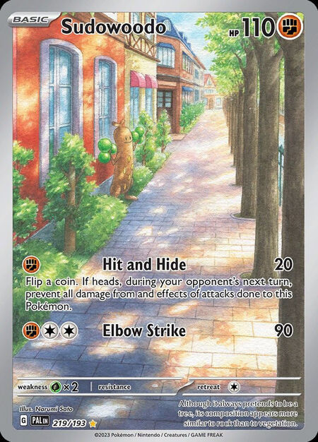 Sudowoodo PAL 219