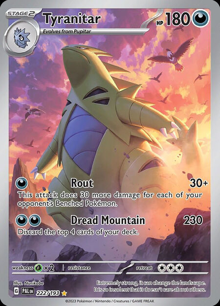 Tyranitar PAL 222