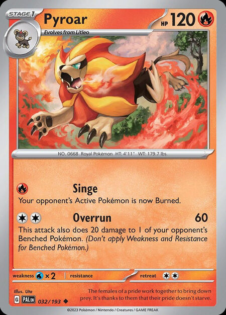 Pyroar PAL 32