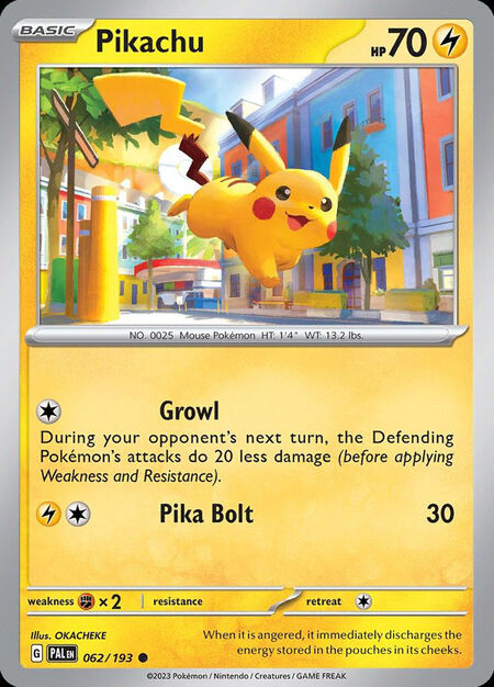 Pikachu PAL 62