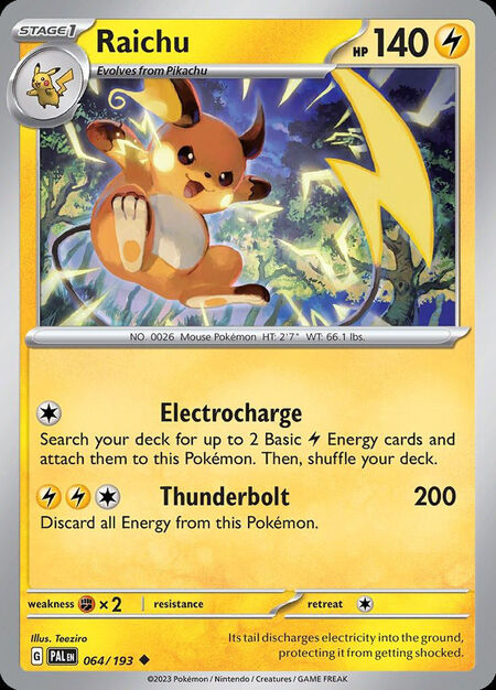 Raichu PAL 64