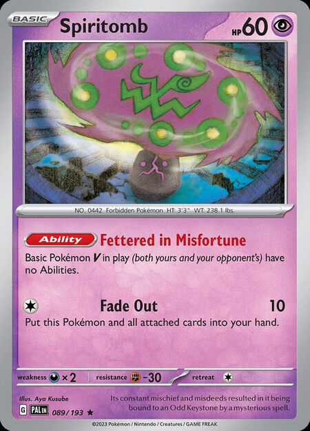 Spiritomb PAL 89