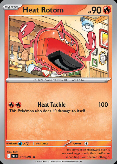 Heat Rotom PAF 13