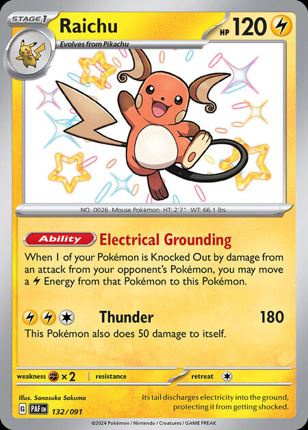 Raichu PAF 132