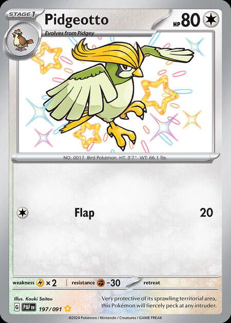 Pidgeotto PAF 197