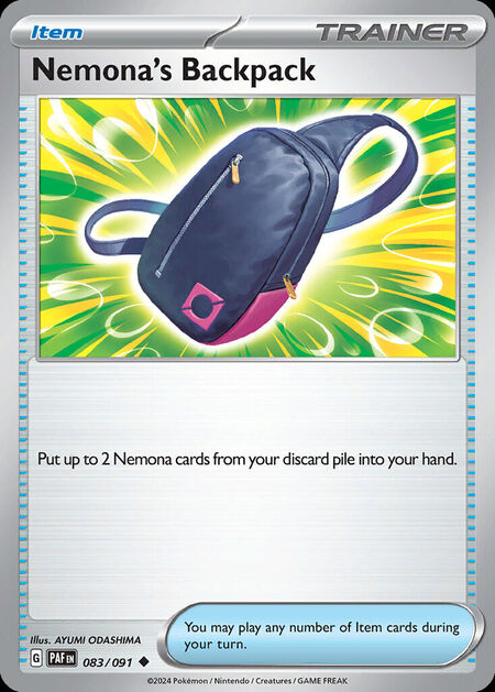 Nemona's Backpack PAF 83