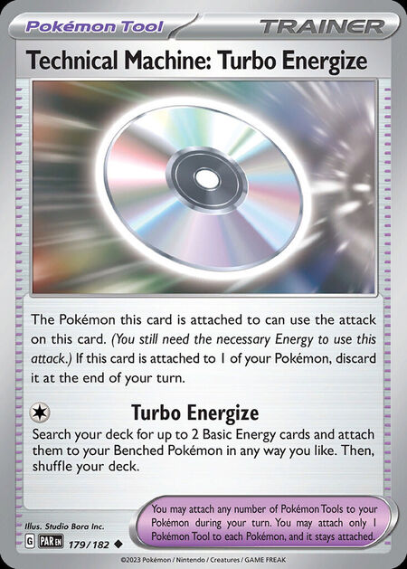 Technical Machine: Turbo Energize PAR 179