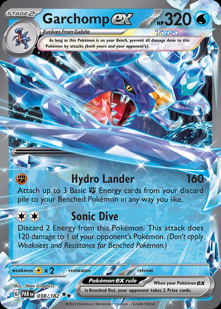 Garchomp ex PAR 38